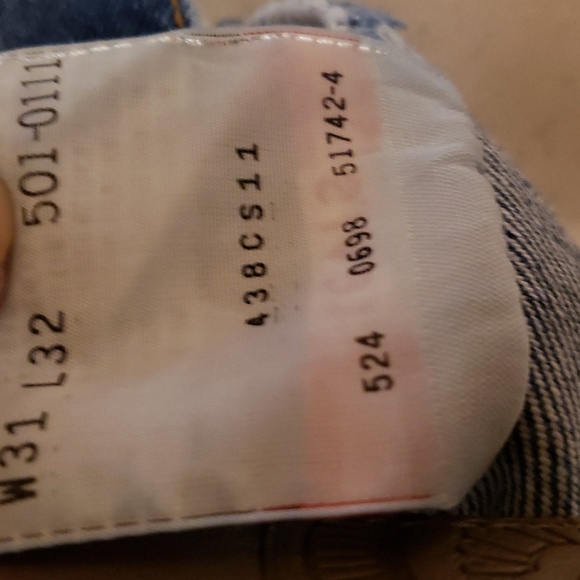 Vintage Altered Levi's 501 Jeans Size 29 - Picture 6 of 8